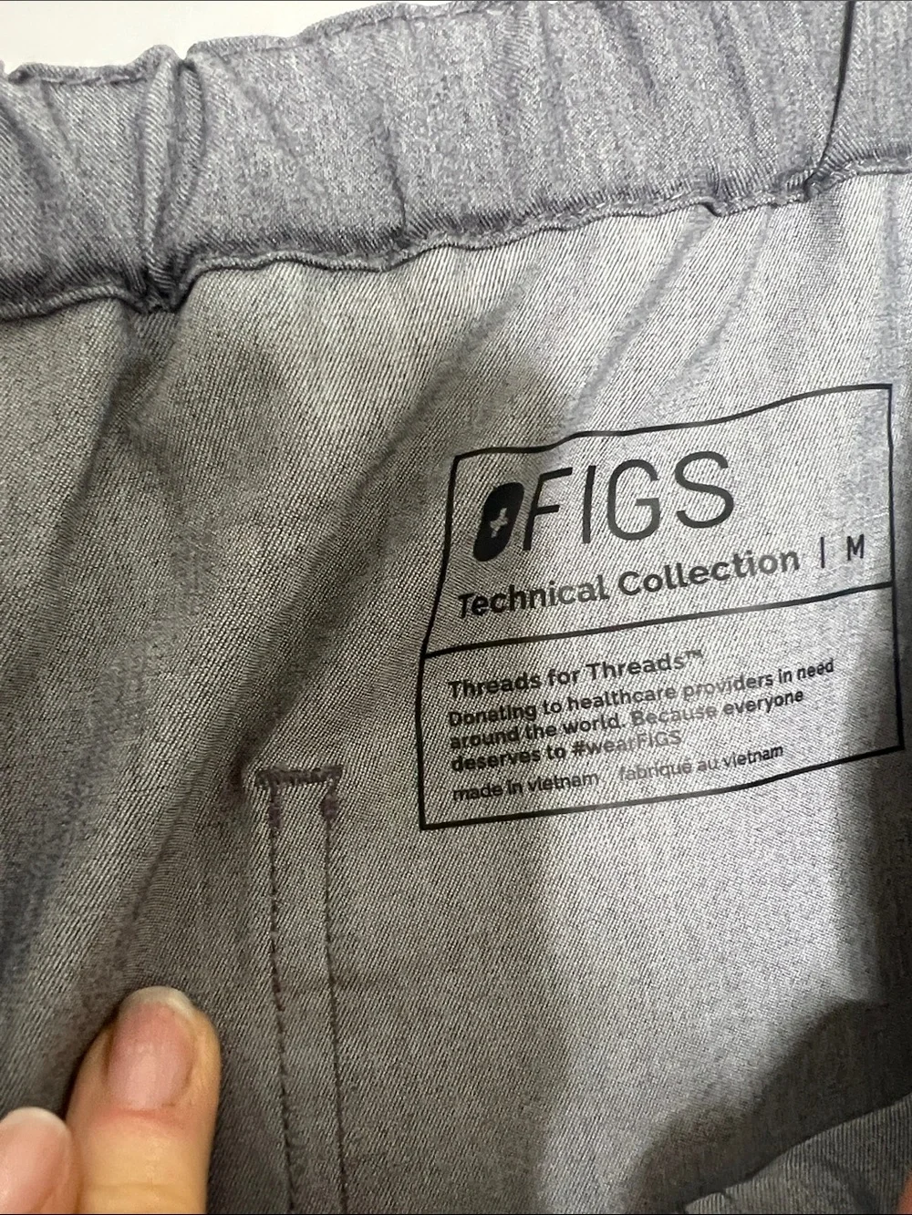 Figs Sz M Technical Collection Graphite Pisco Basic Scrub Pants - New w/tags